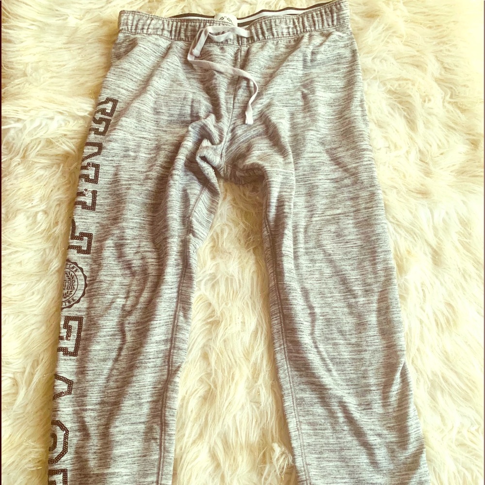 Pink joggers with sequence VS